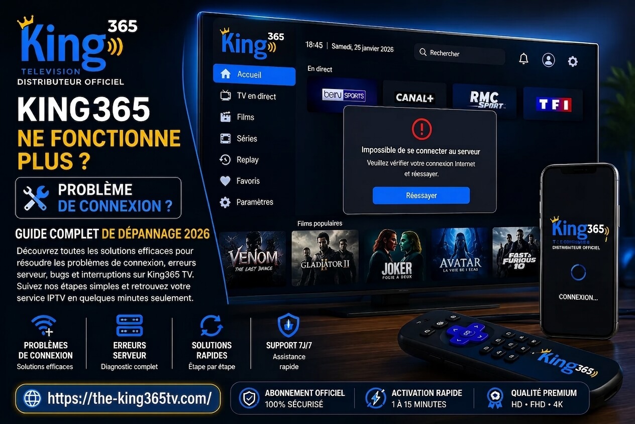 King365 Ne Fonctionne Plus